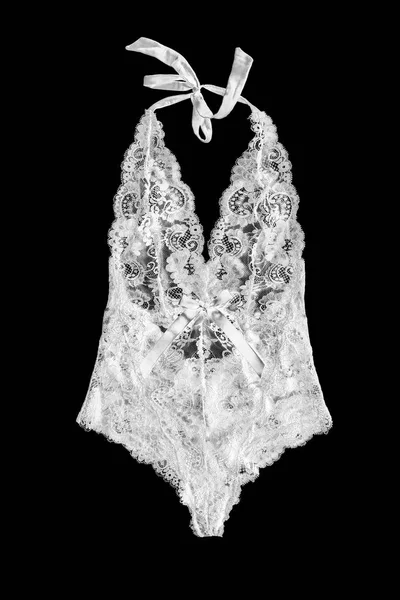 White lacy bodysuit — Stock Photo, Image