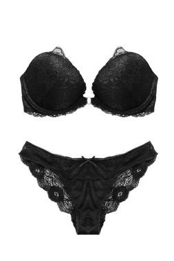 Siyah dantelli iç çamaşırı