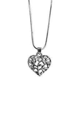 Heart pendant isolated clipart