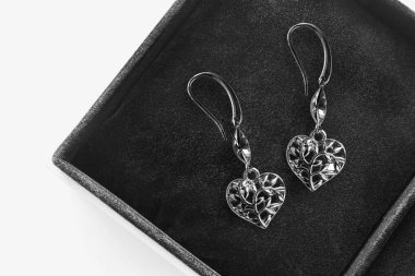 bir kutu içinde küpe