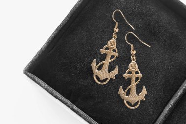 bir kutu içinde küpe