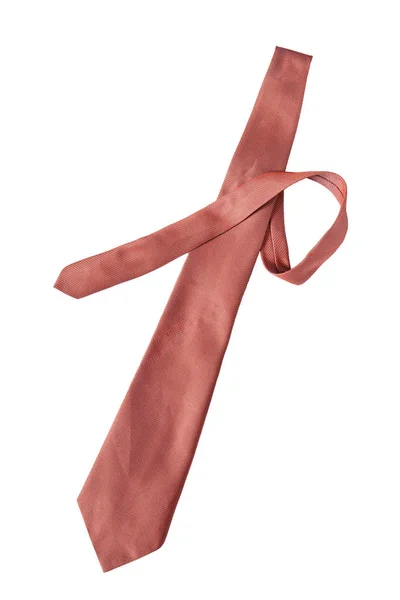 Cravatta rossa isolata — Foto Stock
