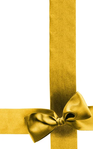 Ruban doré décoratif — Photo