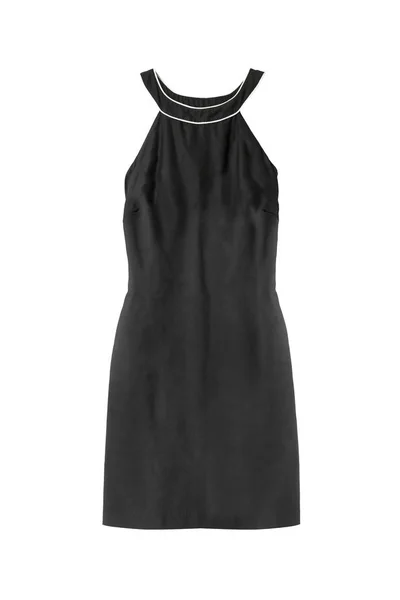 Zwarte jurk geïsoleerd — Stockfoto