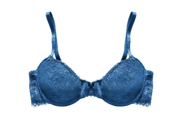 Soutien-gorge push up bleu — Photo