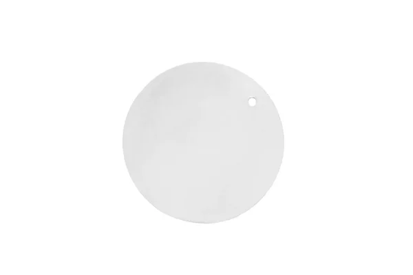 Rótulo branco isolado — Fotografia de Stock