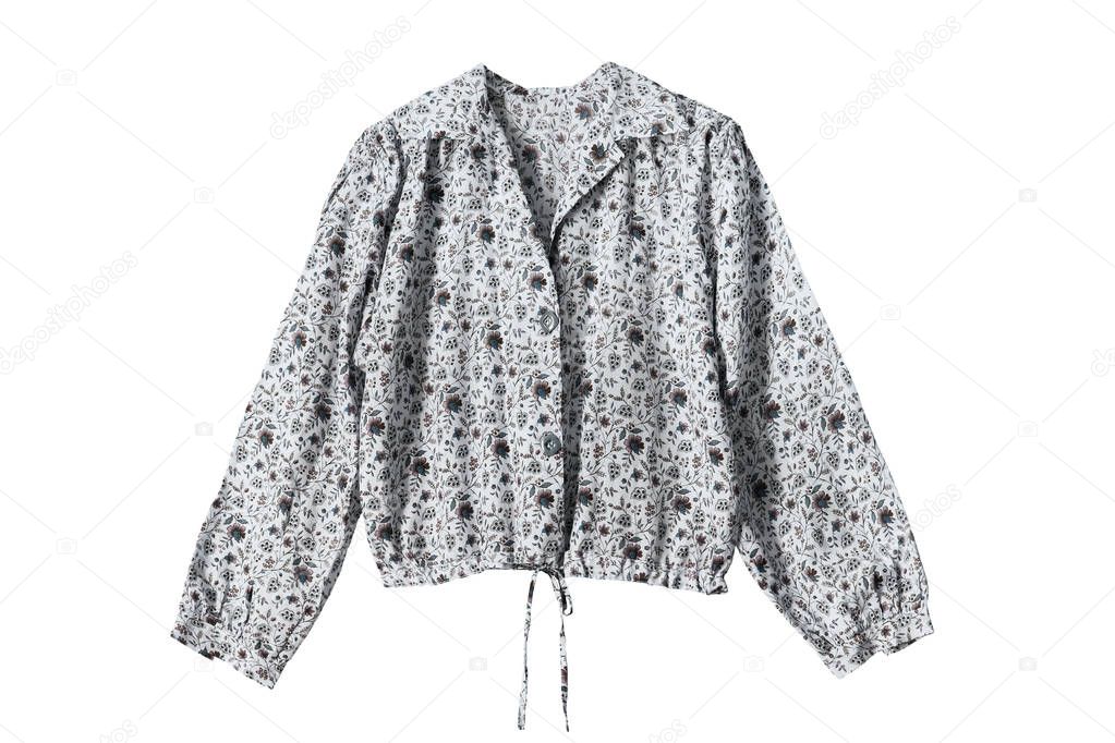 Silk blouse isolated