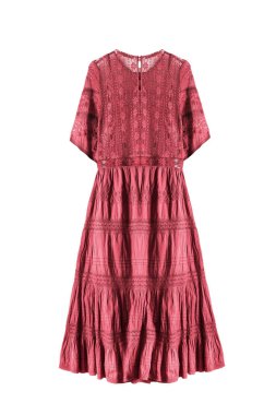 Dantelli elbise izole