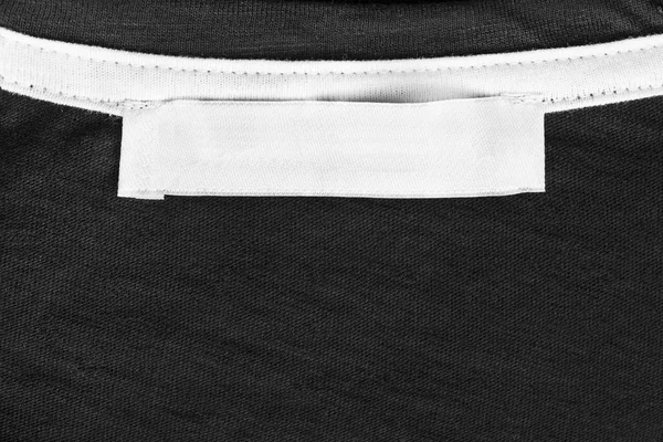 Etiqueta de roupas em branco — Fotografia de Stock