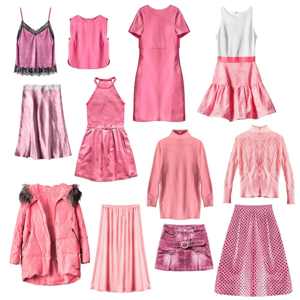 分離されたピンクの服 — ストック写真