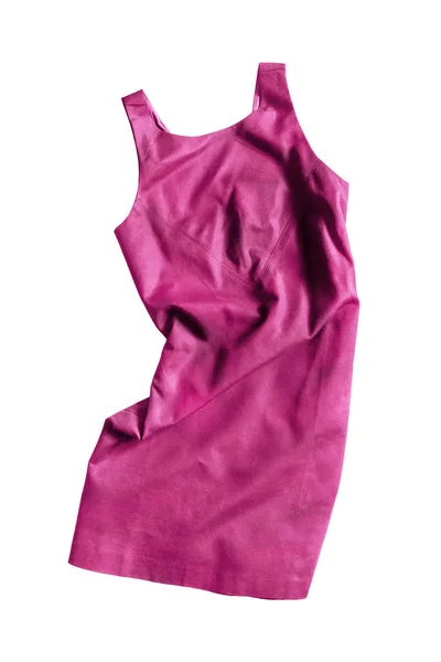 Розовое платье изолировано — стоковое фото