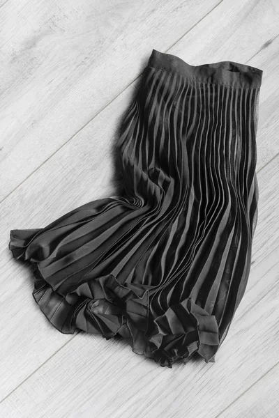 Skirt on wooden background — Stock Photo, Image