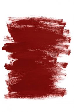 Kırmızı fırça darbeleri