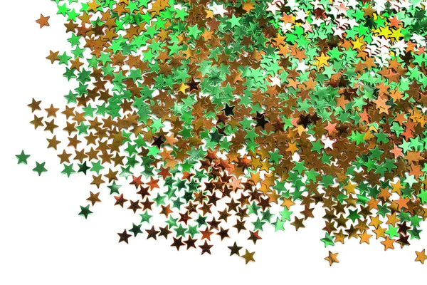 Färgglada stjärnor konfetti — Stockfoto