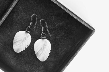 bir kutu içinde küpe