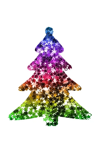 Glitter árbol de Navidad —  Fotos de Stock