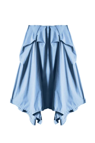 Blauwe rok, geïsoleerd — Stockfoto