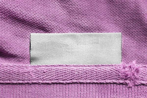 Etiqueta de roupas em branco — Fotografia de Stock