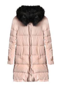 Pembe ceket izole