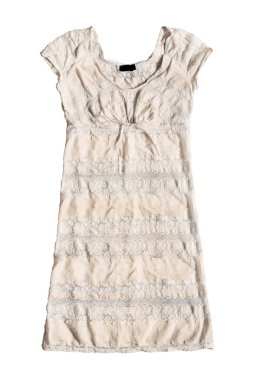 Dantelli elbise izole