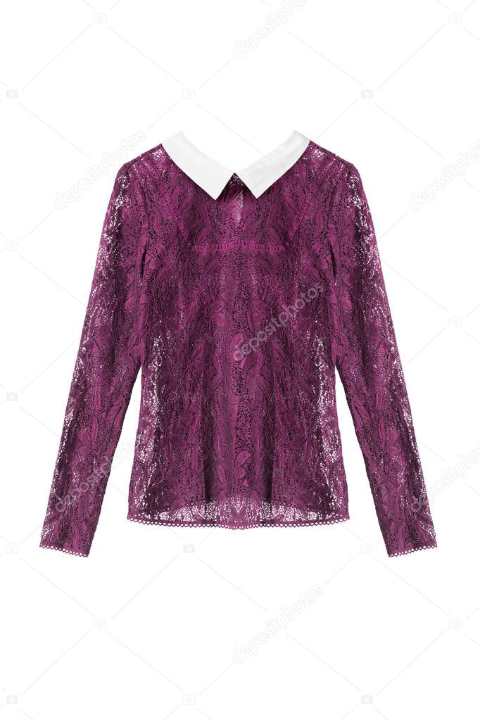 Lacy blouse isolated