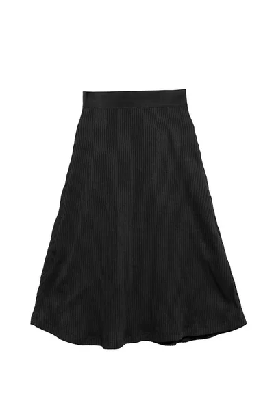 Black skirt isolated — Stock Photo, Image