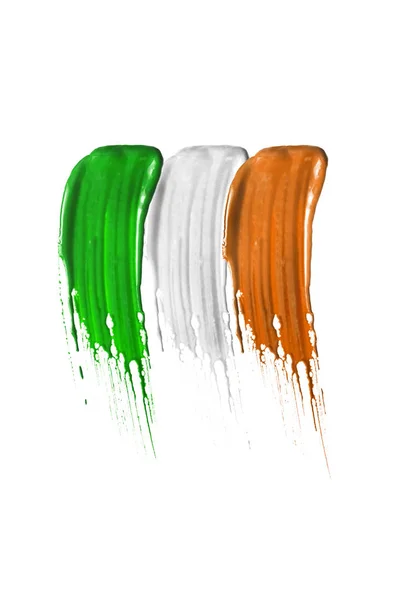 Прапор Ірландії "мазки пензля" — стокове фото