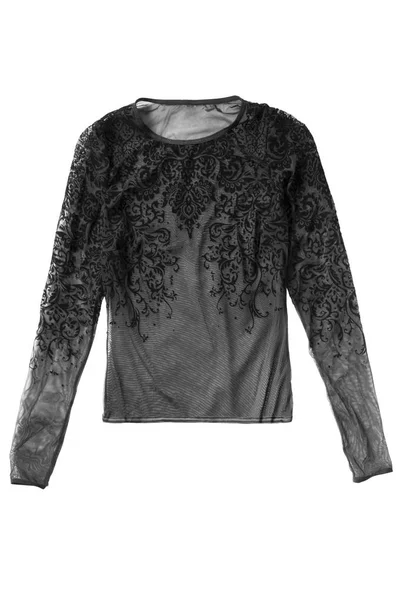 Black blouse isolated — Stock Photo, Image