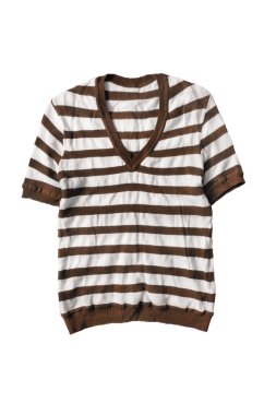 Çizgili kazak izole