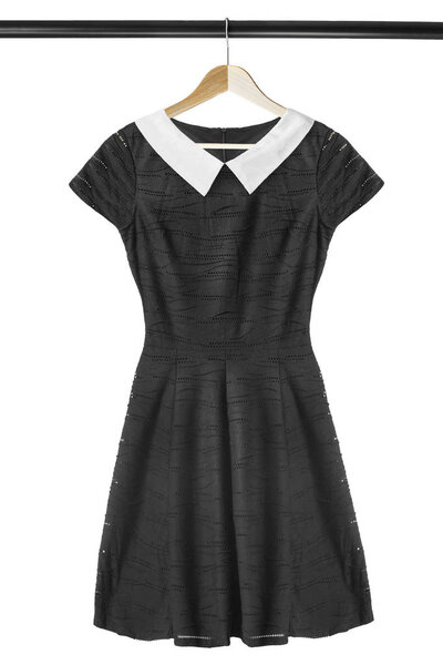 Dress on clothes rack