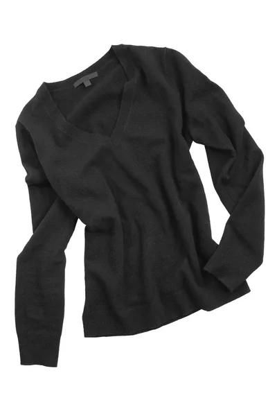 Maglione nero isolato — Foto Stock