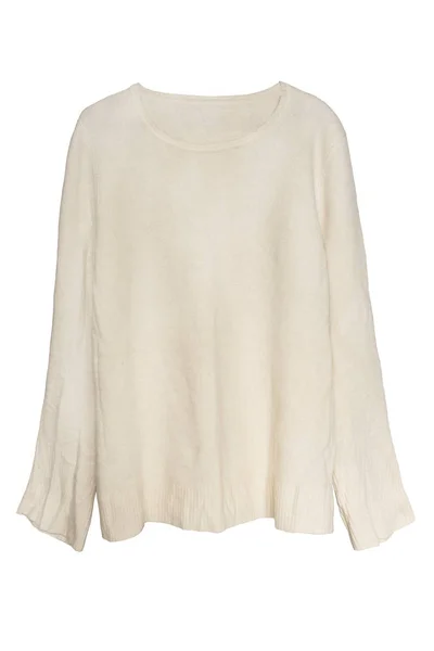 Maglione beige isolato — Foto Stock