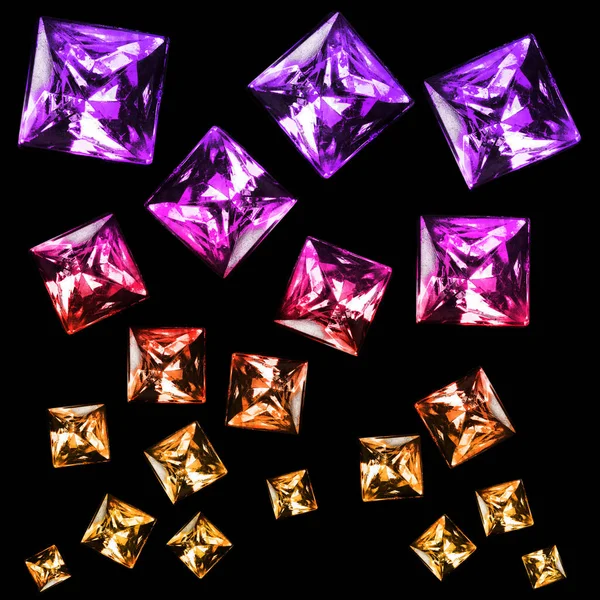 Grupo de gemas aisladas —  Fotos de Stock