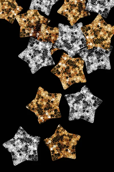 Stelle glitter isolate — Foto Stock