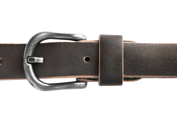 Brown belt isolated — Stock Photo, Image