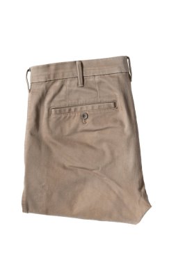 Katlanmış pantolon izole