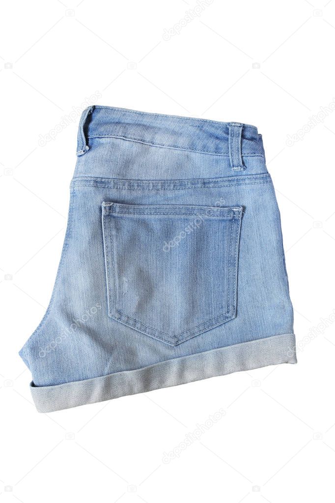 Folded shorts isolated