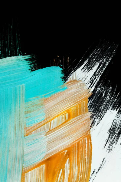 Abstract paint strokes isolated