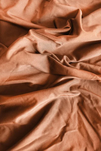 茶色の砕いたサテン — ストック写真