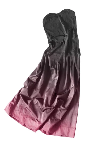 Черное и розовое платье изолированы — стоковое фото