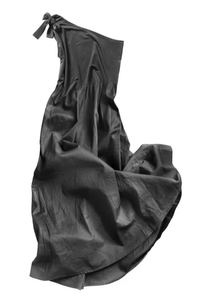Zwarte jurk geïsoleerd — Stockfoto