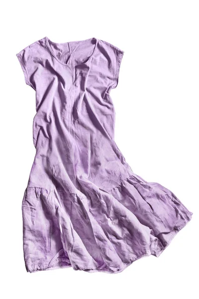 Skrynklade klänningen isolerade — Stockfoto