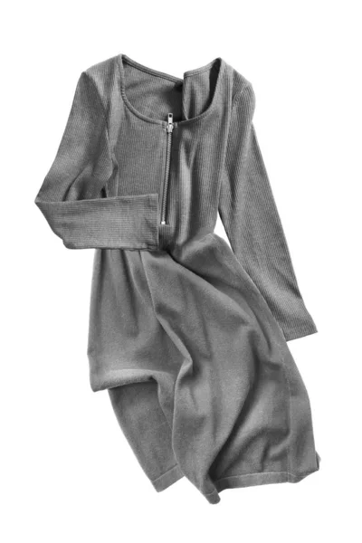 Stickad klänning isolerade — Stockfoto