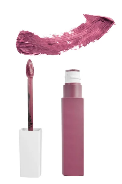 Roze lippenstift geïsoleerd — Stockfoto