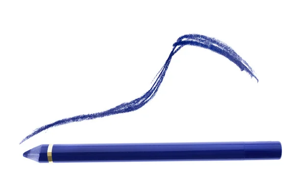孤立的蓝色铅笔 — 图库照片