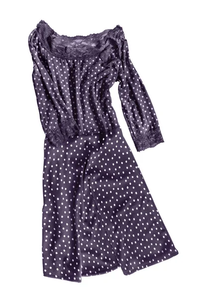 Φόρεμα Polka dots απομονωμένο — Φωτογραφία Αρχείου