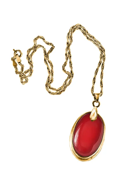 Vintage necklace isolated — Stock Photo, Image