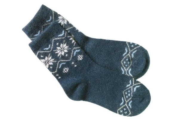 Κάλτσες μαλλιού που απομονώνονται — Φωτογραφία Αρχείου