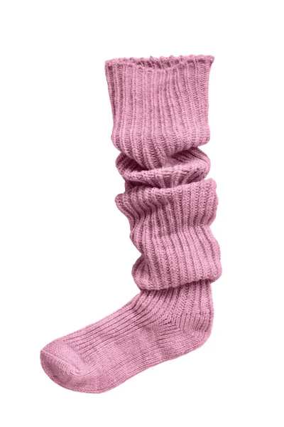 Knitted sock isolated — Stock Photo, Image