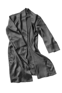 Siyah kimono izole